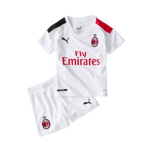 Camiseta AC Milan Replica Segunda Ropa Niños 2019/20